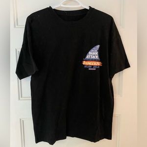 Pacific ocean shark attack t-shirt